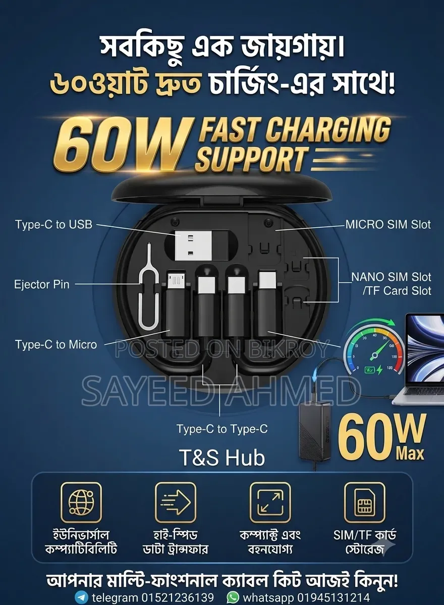 60w Fast Cable Type C to Type C