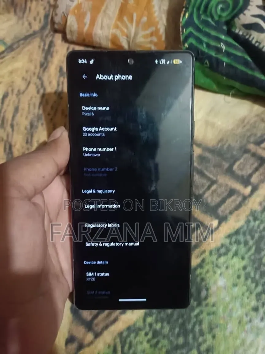 Google Pixel 6 128 GB White