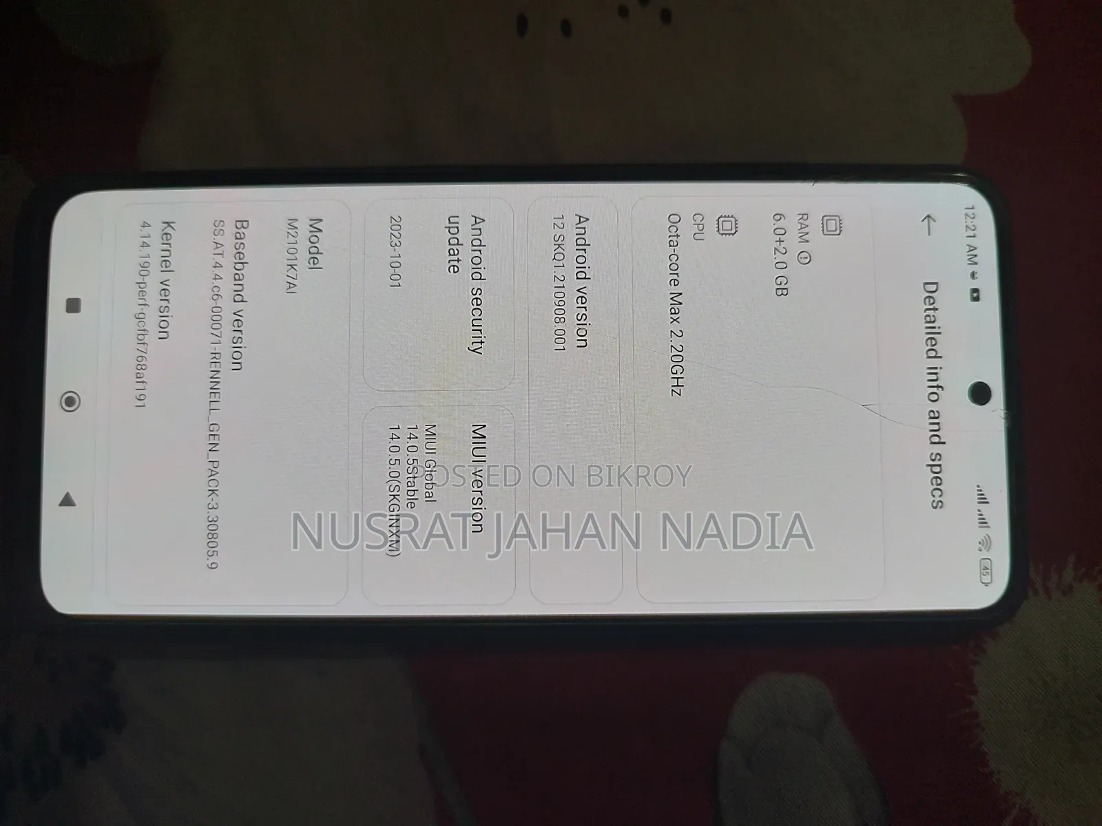 Xiaomi Redmi Note 10 128 GB Black