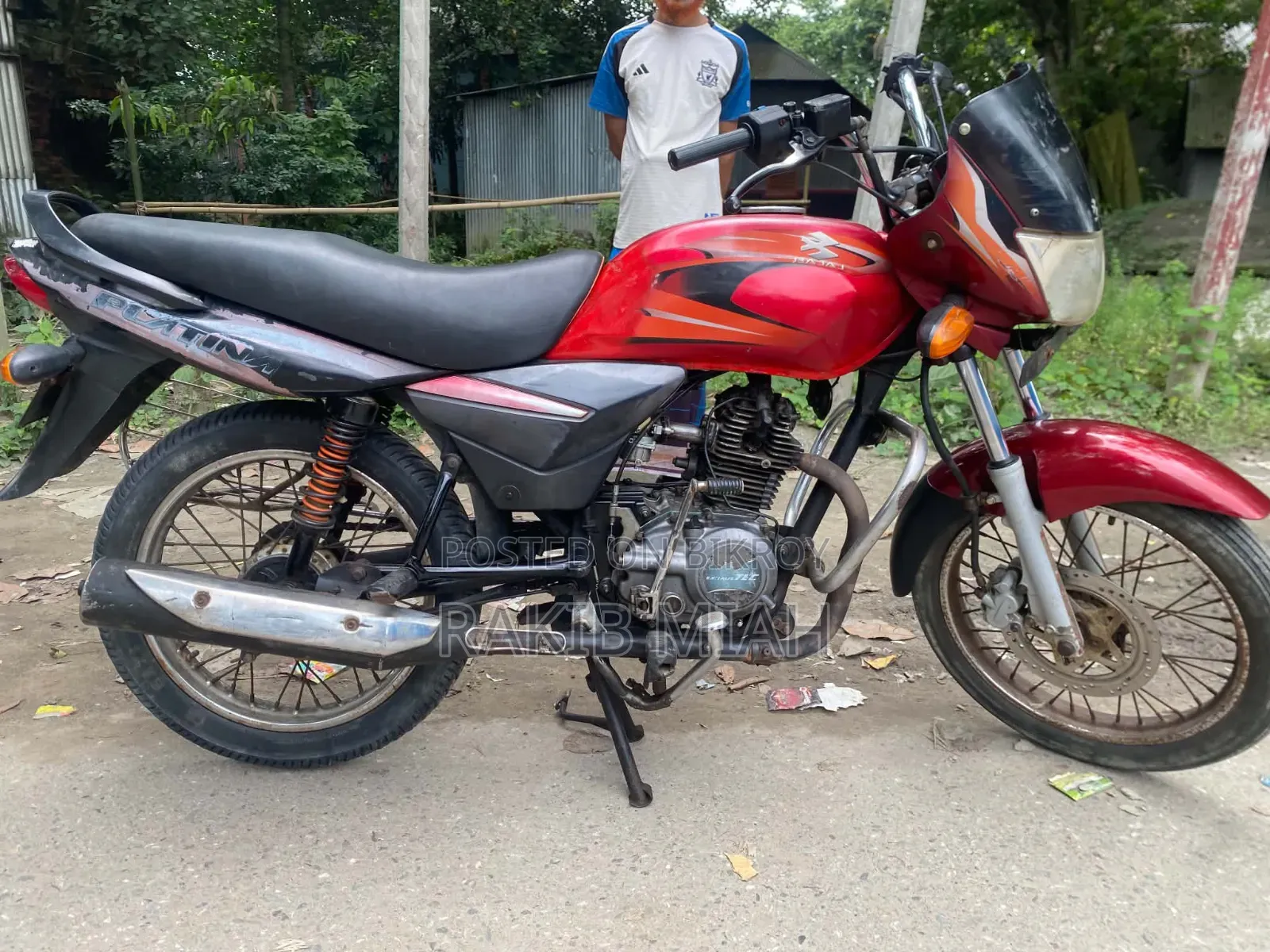 Bajaj Platina 100 2008 Red