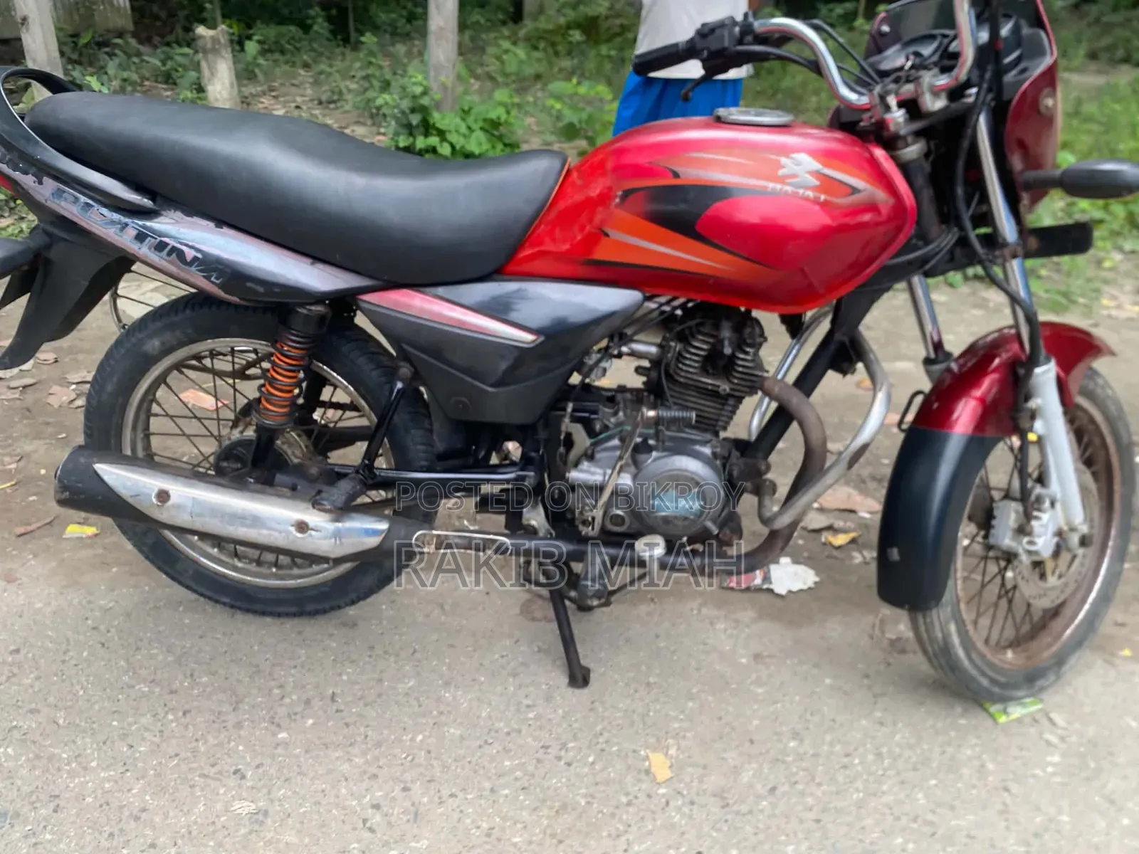 Bajaj Platina 100 2008 Red