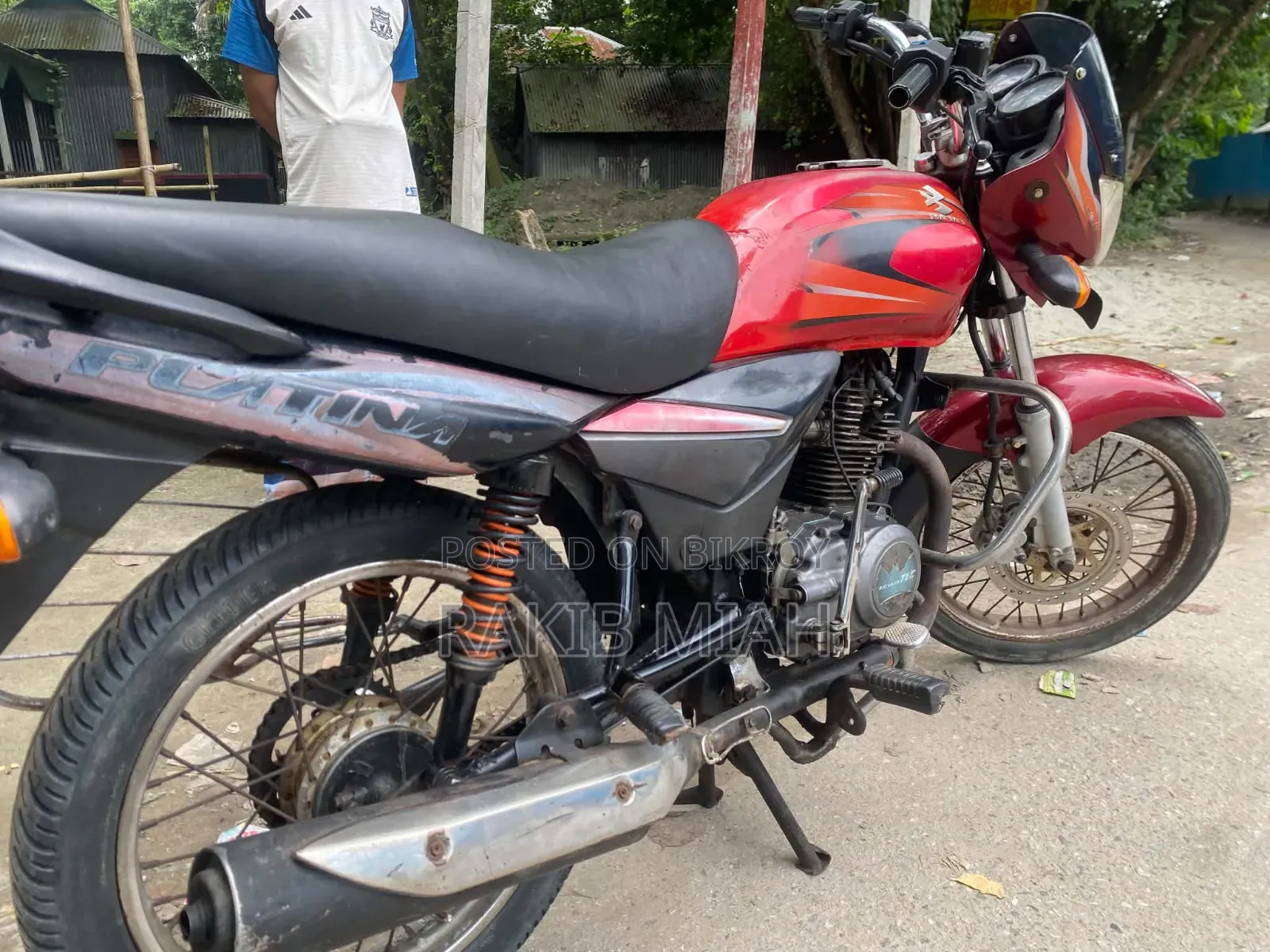 Bajaj Platina 100 2008 Red