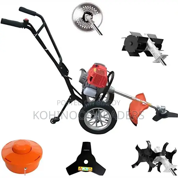 4-In-1 Gasoline Wheel Brush Cutter Machine