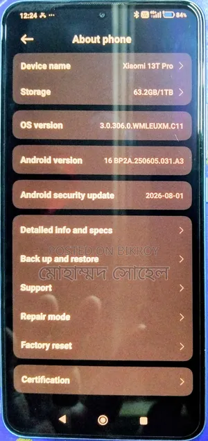 Xiaomi 13T Pro 1 TB Blue