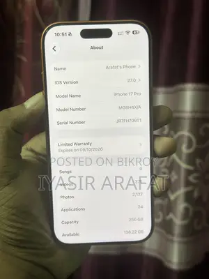 Apple iPhone 17 Pro 256 GB Orange