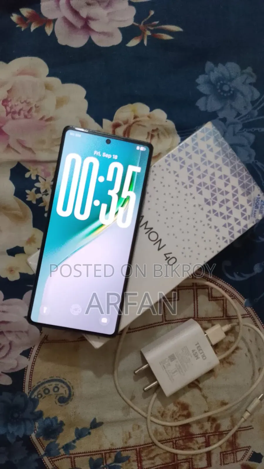 Tecno Camon 40 256 GB Blue