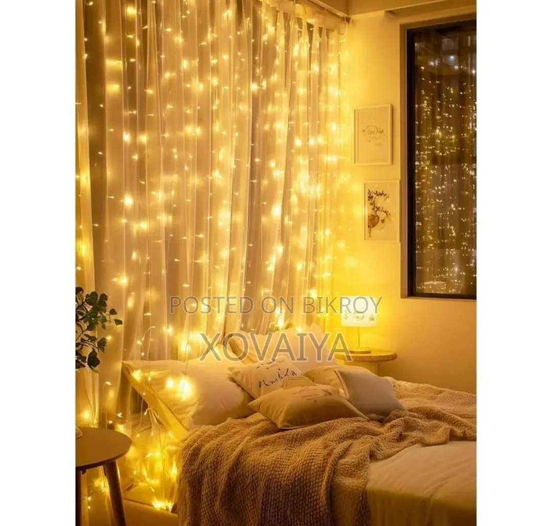 Best Lighting for Puja, Curtain Fairy Light