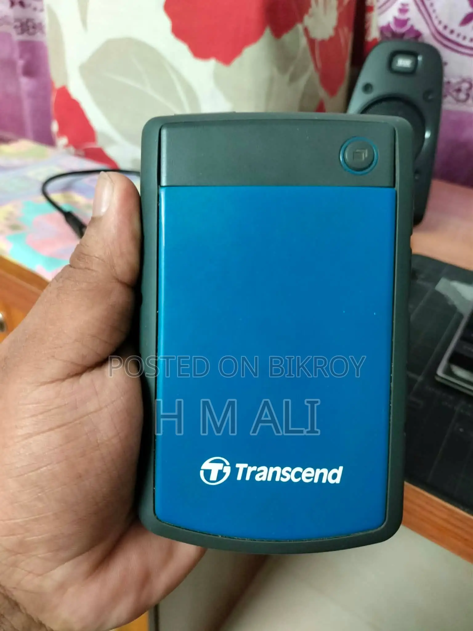 Transcend StoreJet 25H3 1TB USB 3.1 Navy Blue External HDD