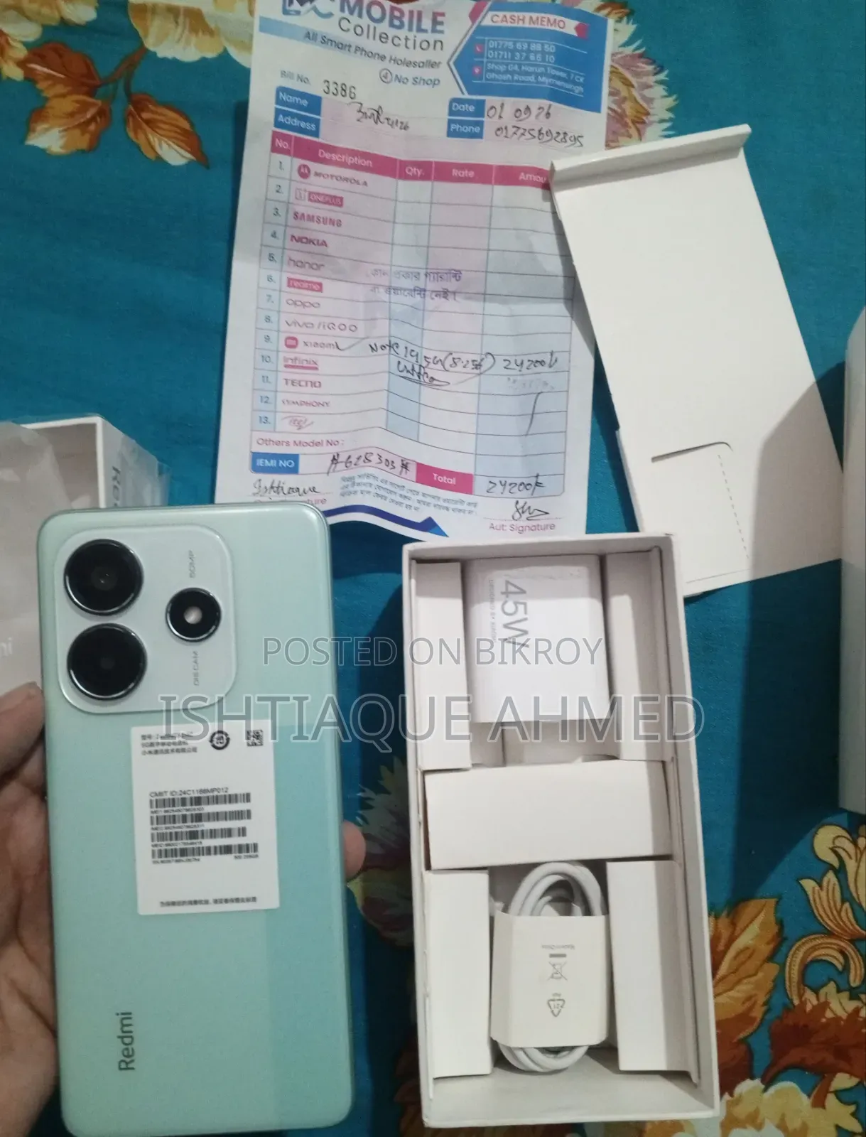 Xiaomi Redmi Note 14 5G 256 GB Blue