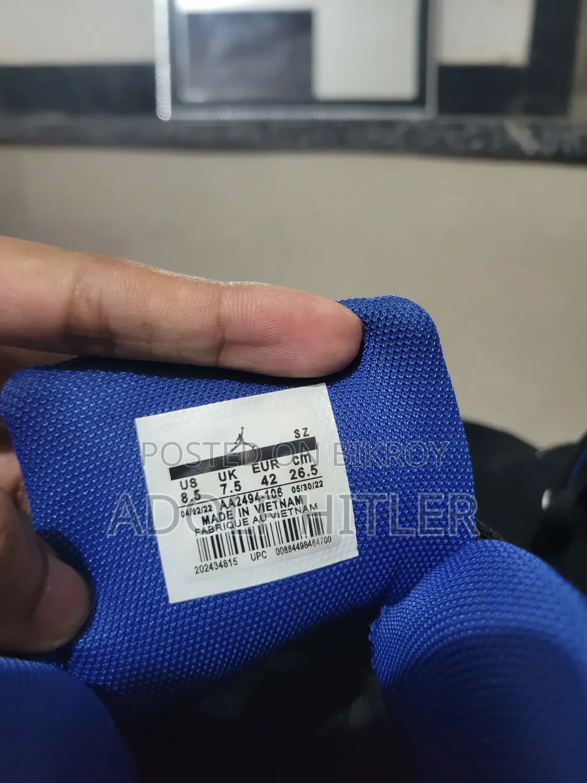 Air Jordan 18 Retro "Black / Sport Royal"