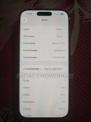 Apple iPhone 17 Pro 256 GB Orange