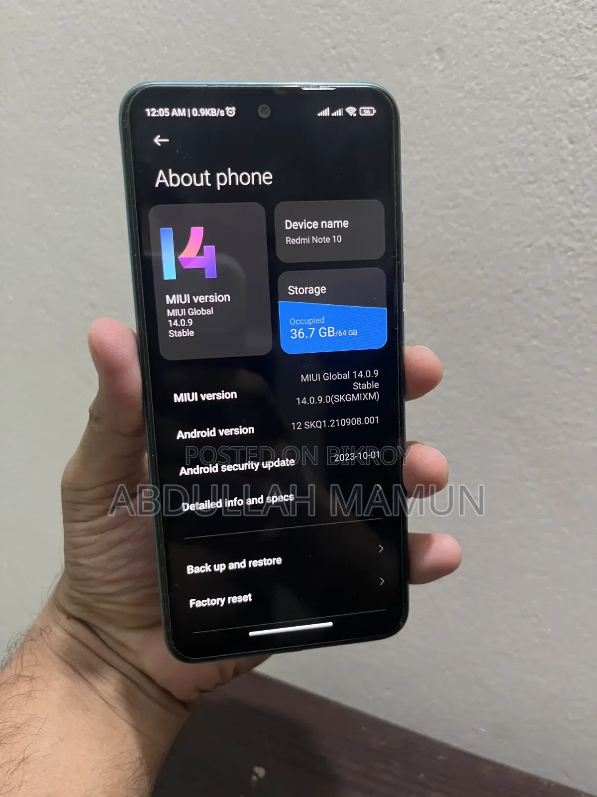 Xiaomi Redmi Note 10 64 GB Green