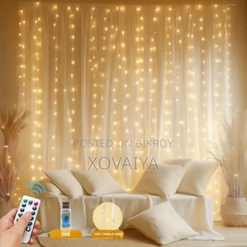 Best Lighting for Puja, Curtain Fairy Light