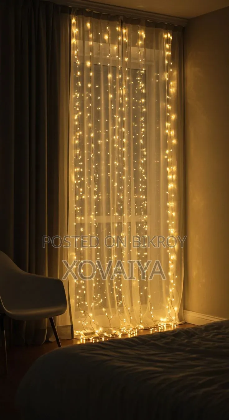 Best Lighting for Puja, Curtain Fairy Light