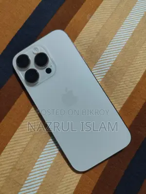 অ্যাপল আইফোন ১৬ প্রো ২৫৬ জিবি হোয়াইট
