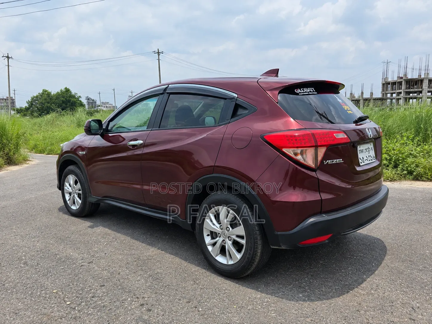 Honda Vezel 2015 Maroon