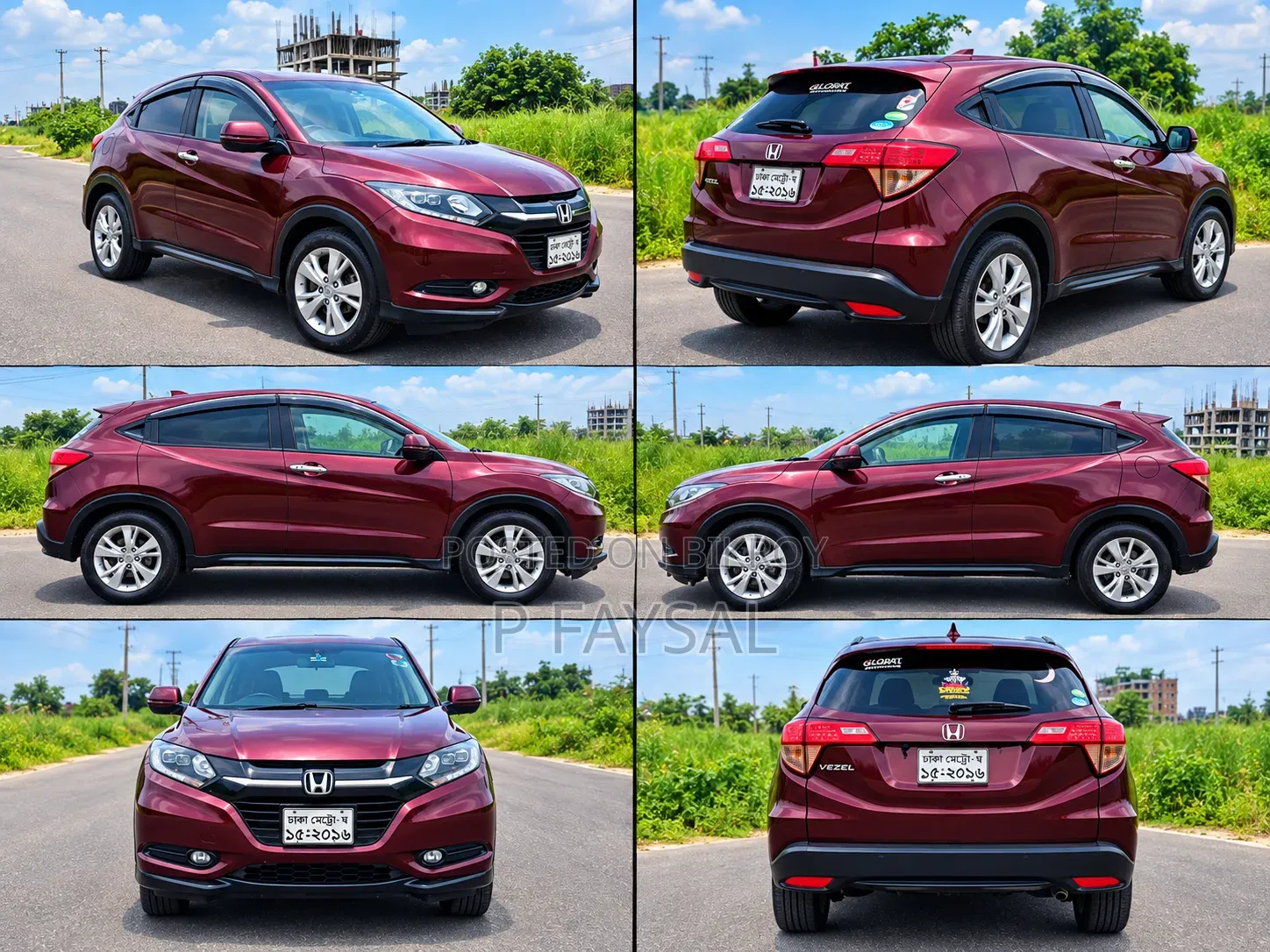 Honda Vezel 2015 Maroon