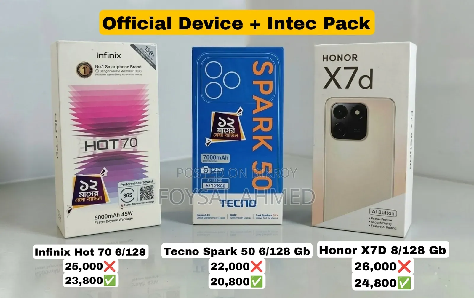 New Tecno Spark 50 128 GB