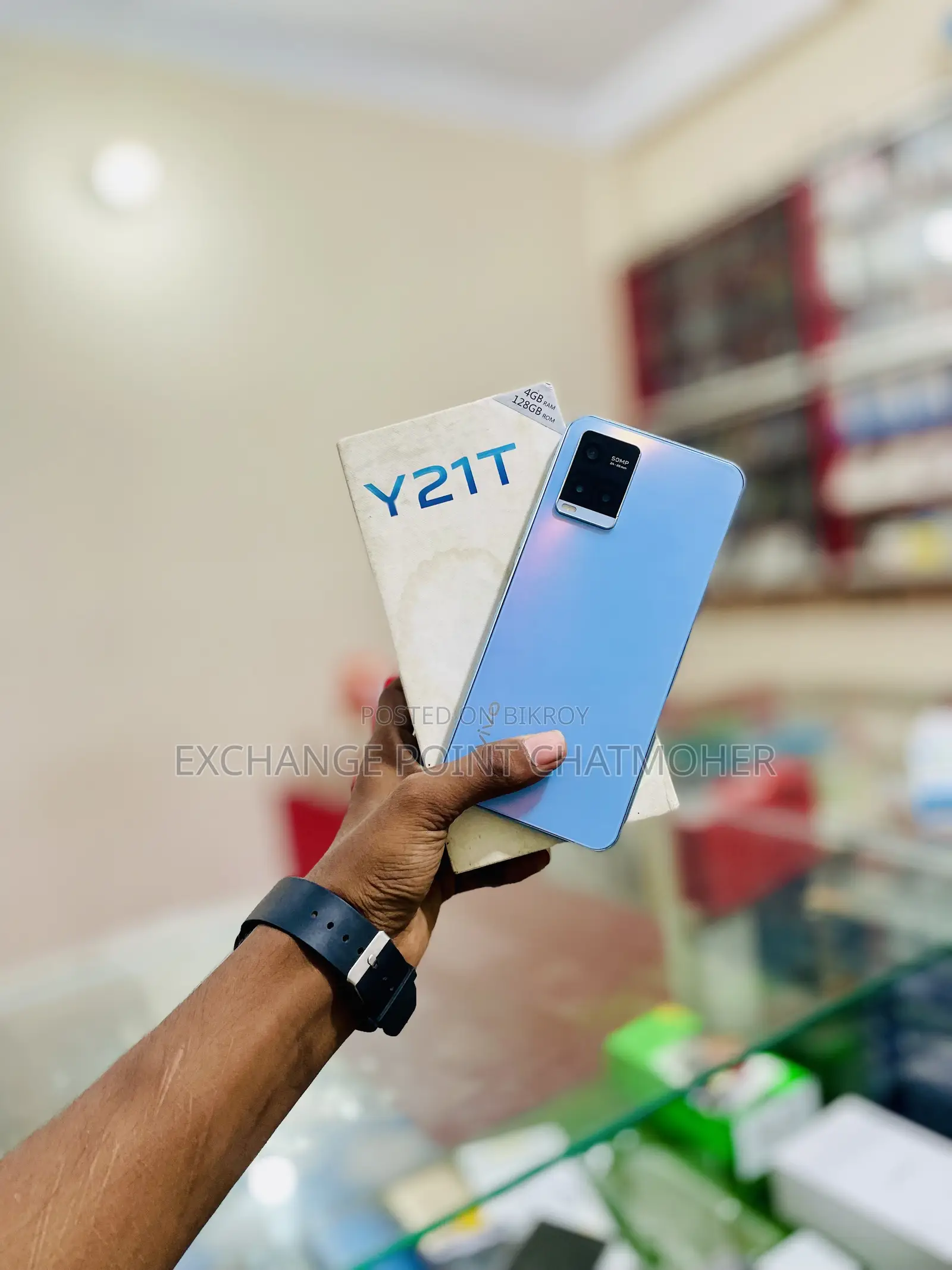 Vivo Y21t 128 GB Blue