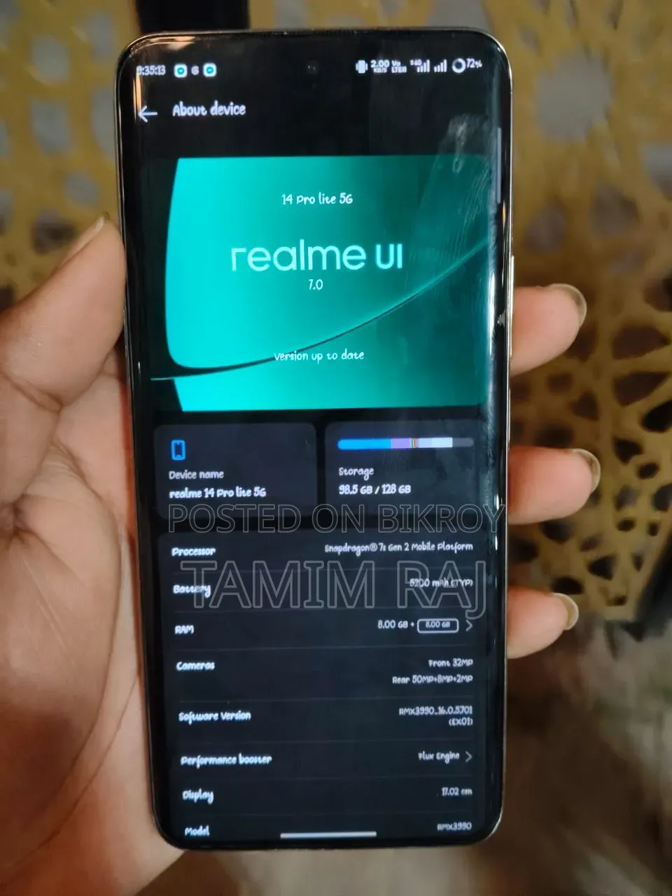 Realme 14 Pro Lite 128 GB White
