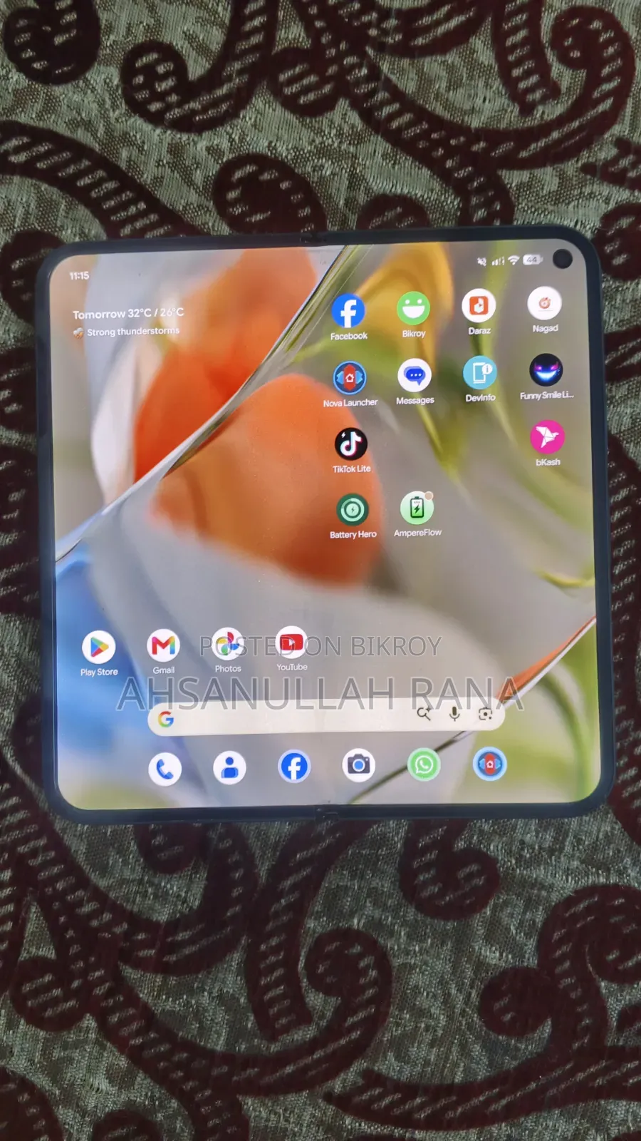 Google Pixel 9 Pro Fold 256 GB Gray