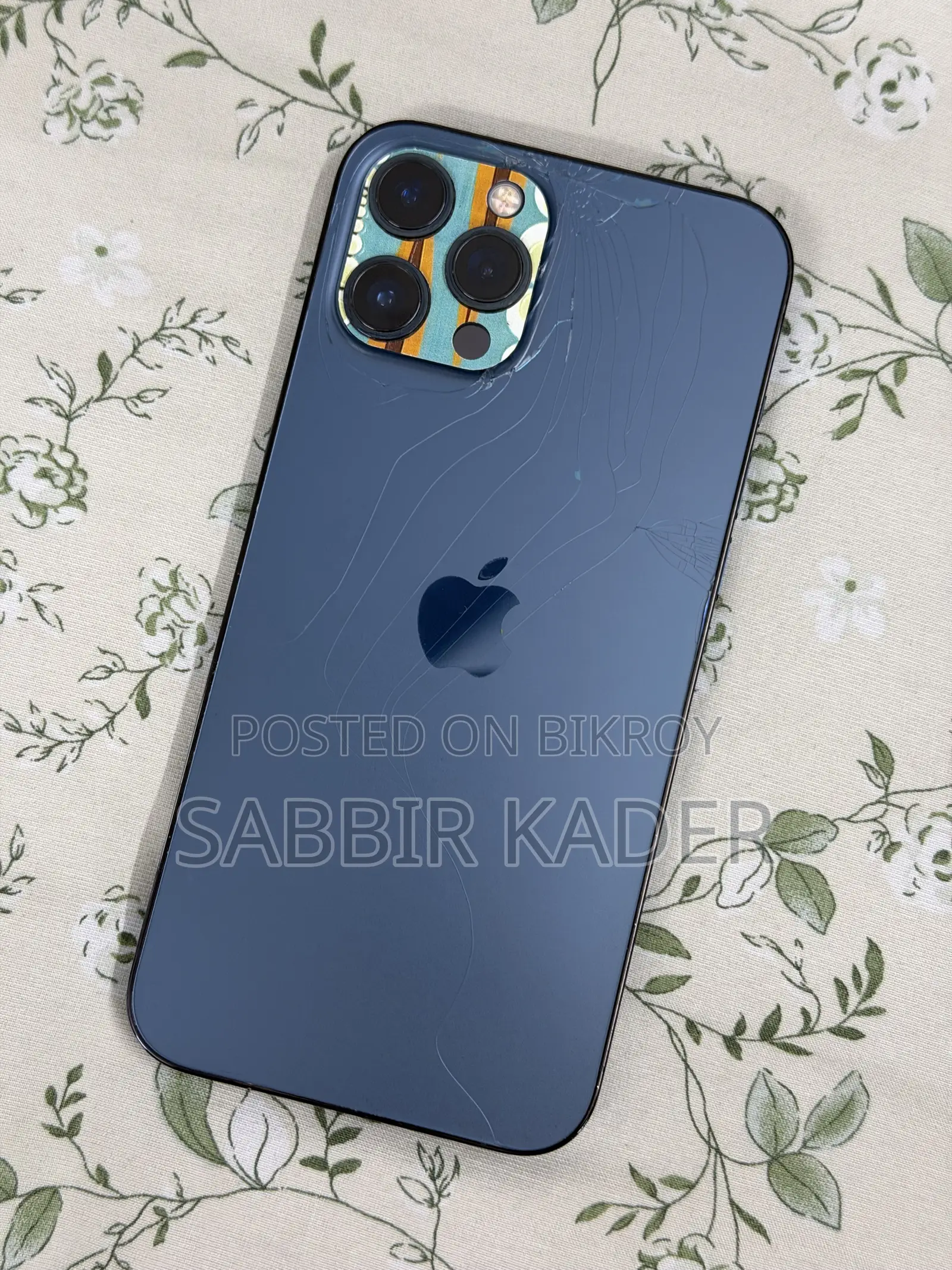 অ্যাপল আইফোন ১২ প্রো ম্যাক্স ১২৮ জিবি ব্লু