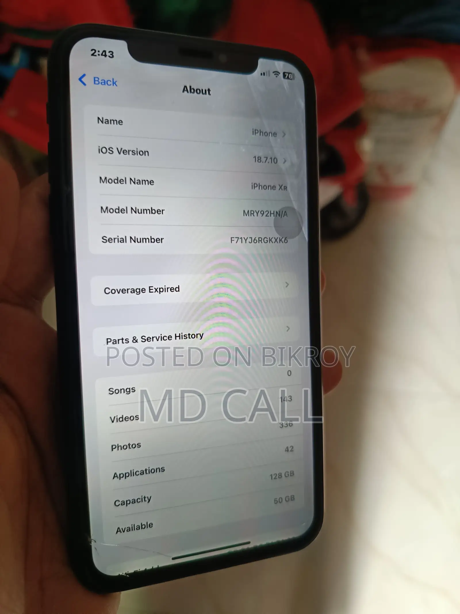 Apple iPhone XR 128 GB Black