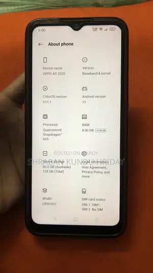 Oppo A9 128 GB Blue