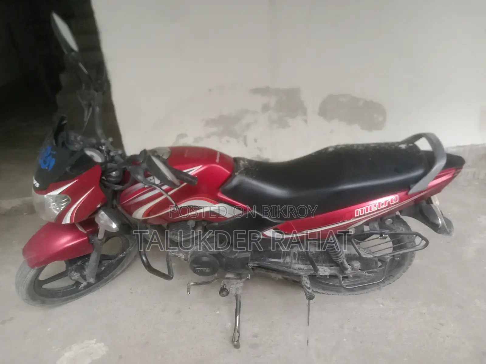 TVS Metro 2017 Red