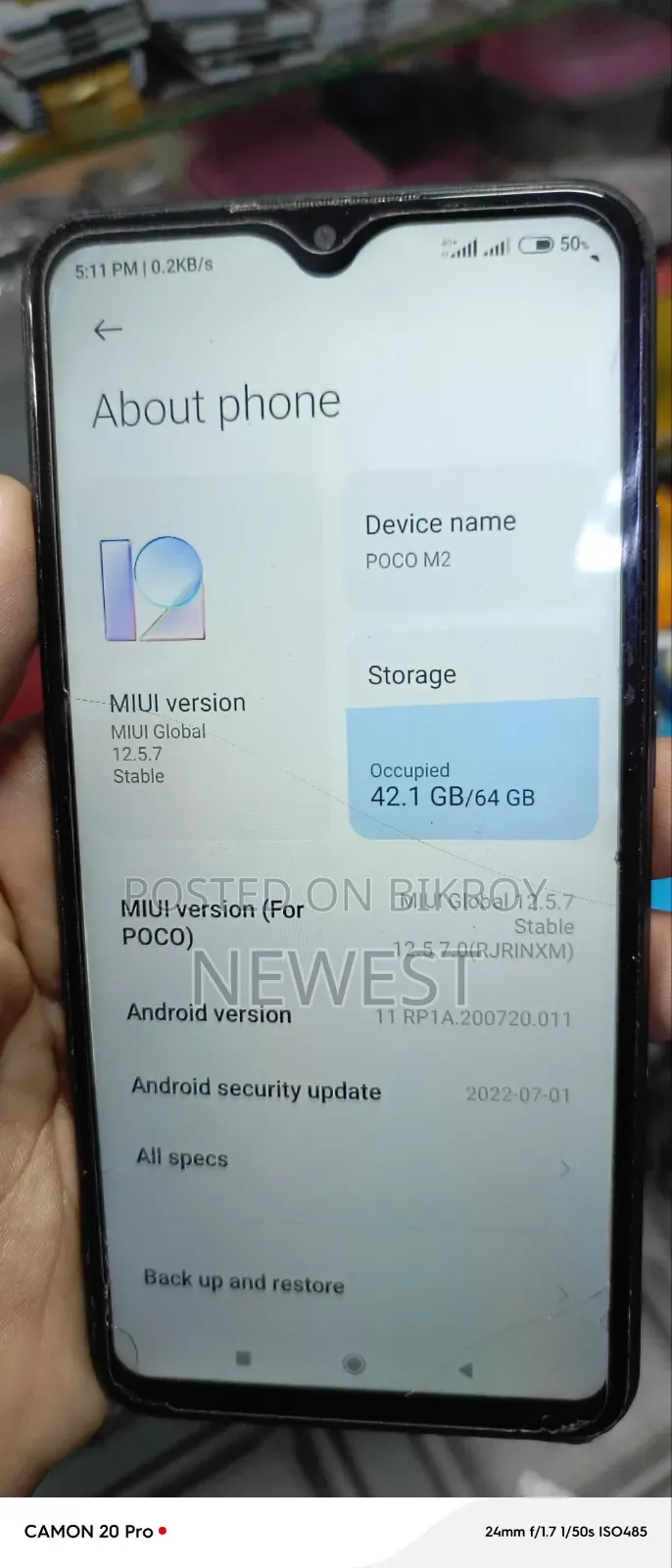 Xiaomi Poco M2 64 GB Black