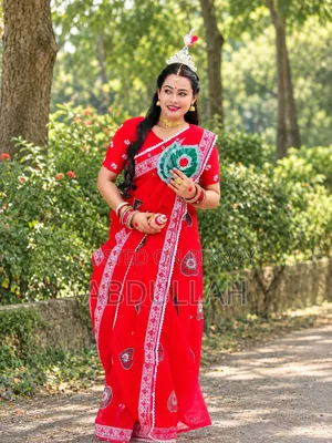 পূজা স্পেশাল পানপাতা শাড়ি — ৩টি অর্ডার করলে ডেলিভারি একদম ফ্রি!