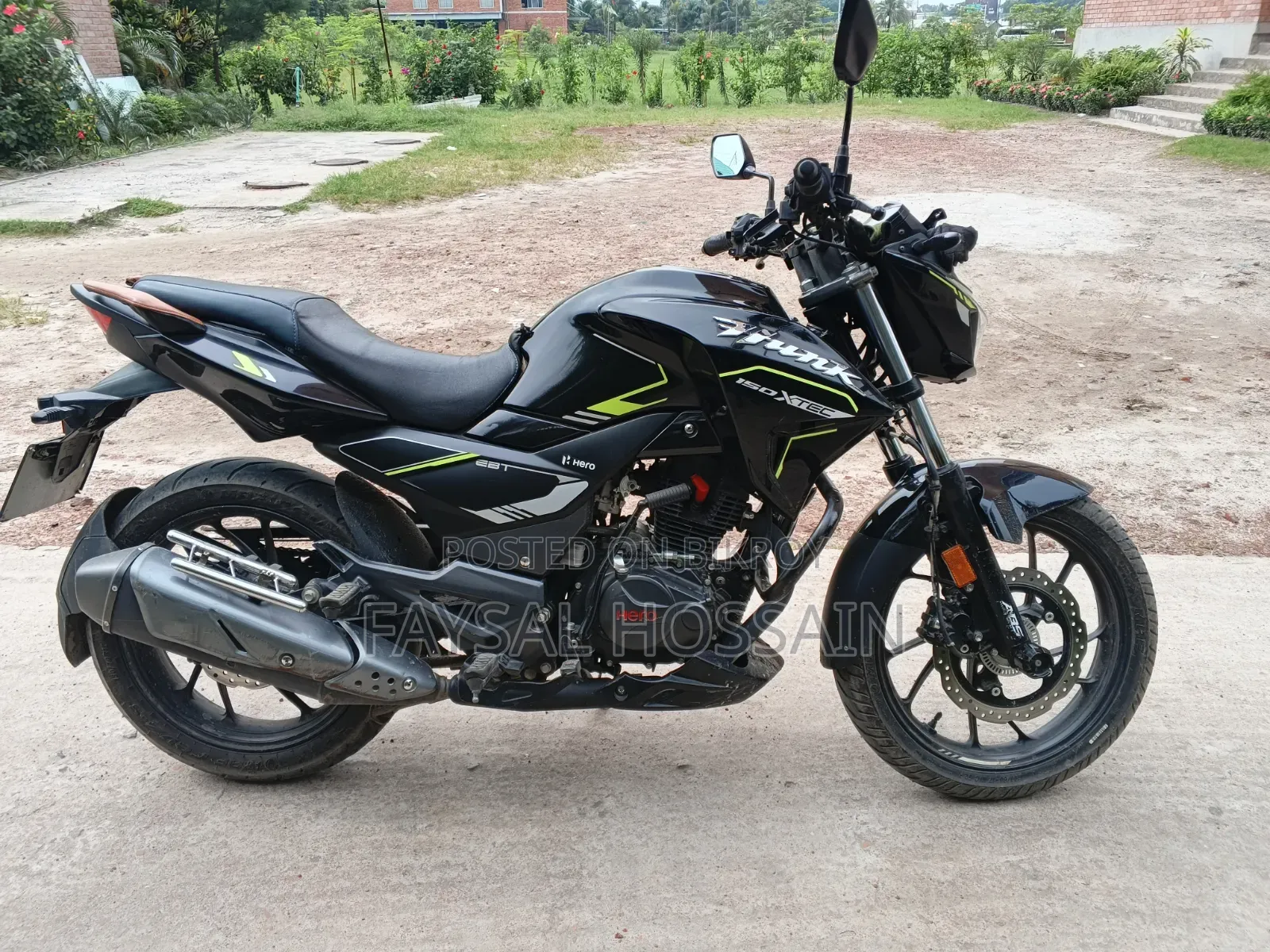 Hero Hunk 150R Dual Disc ABS 2025 Black