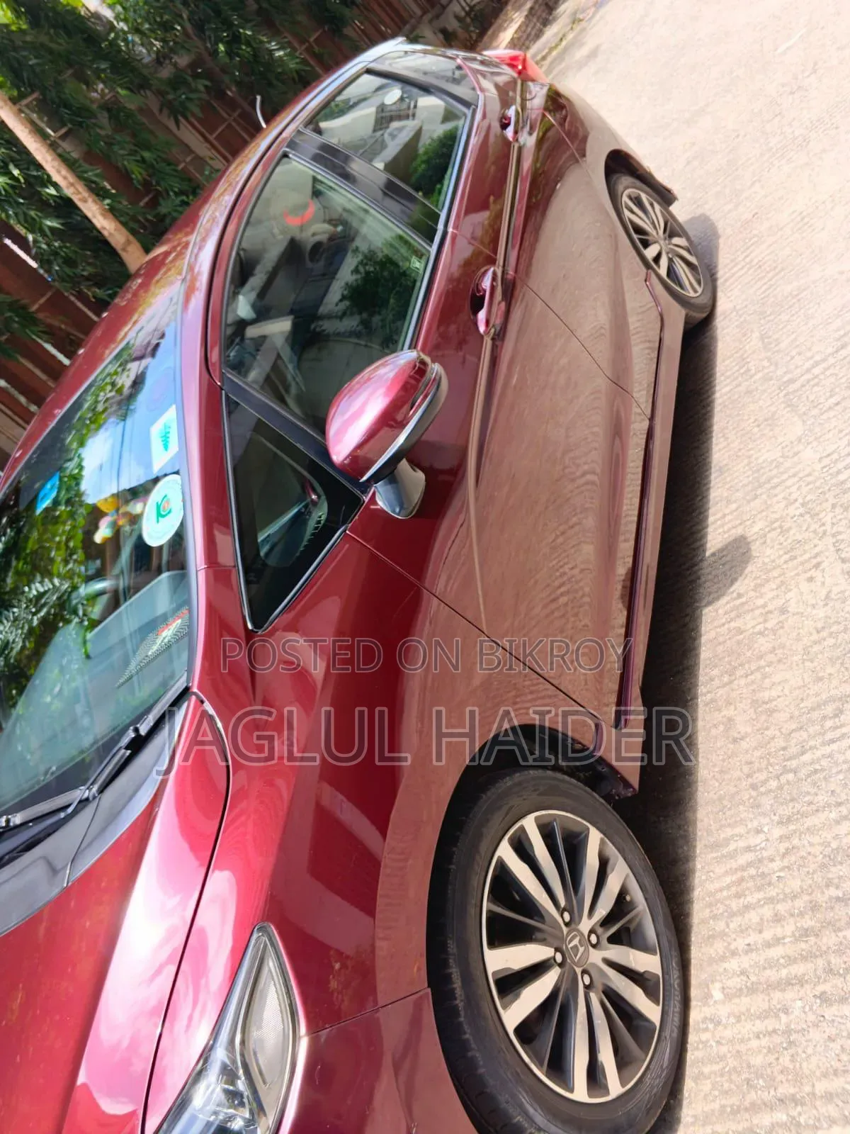 Honda Jazz 2017 Maroon