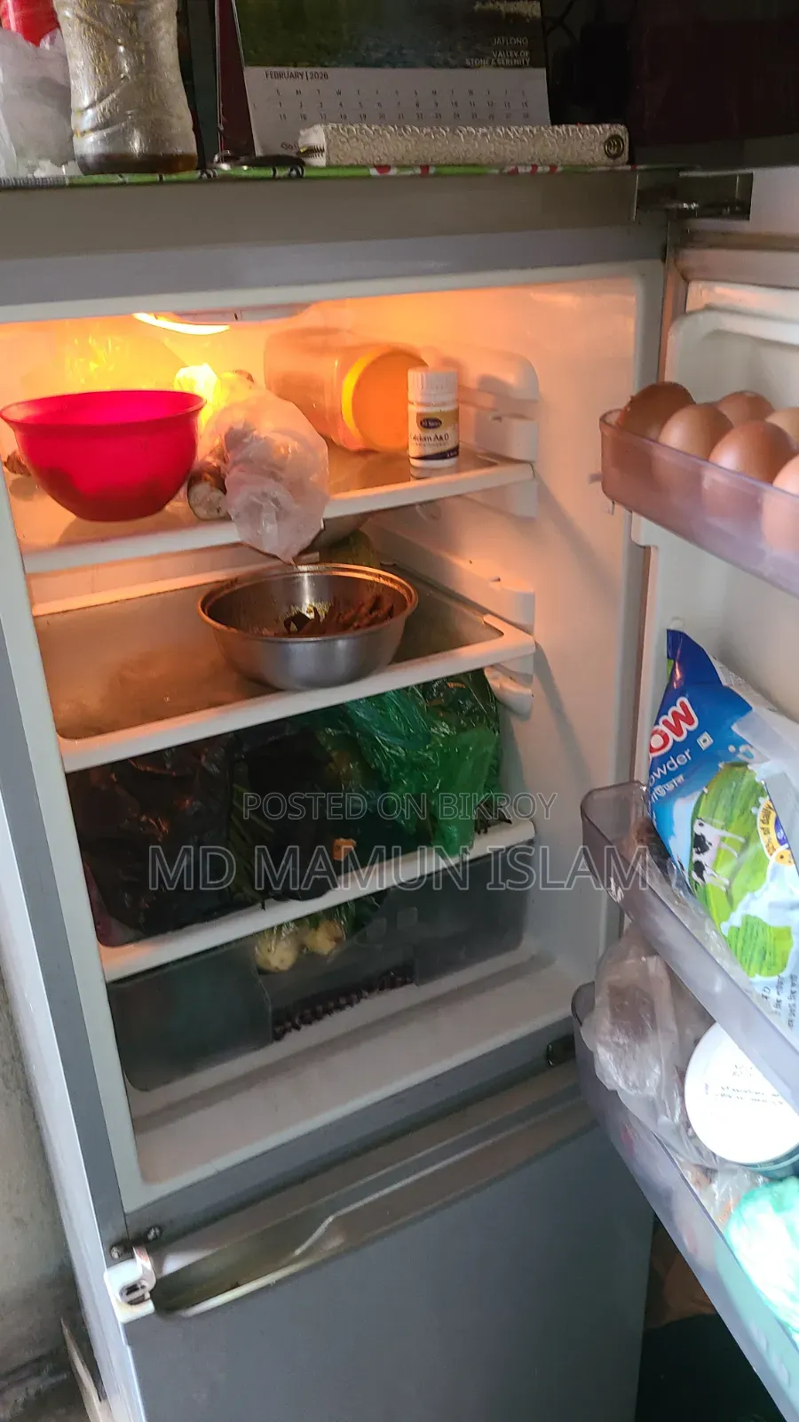 ট্রান্সটেক রেফ্রিজারেটর টিআরএইচ১০ (সিলভার)