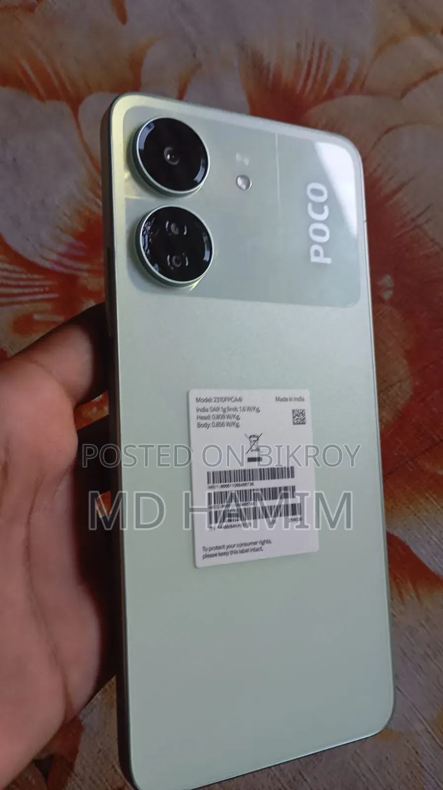 Poco C65 Ram 8 GB Storage 256 GB