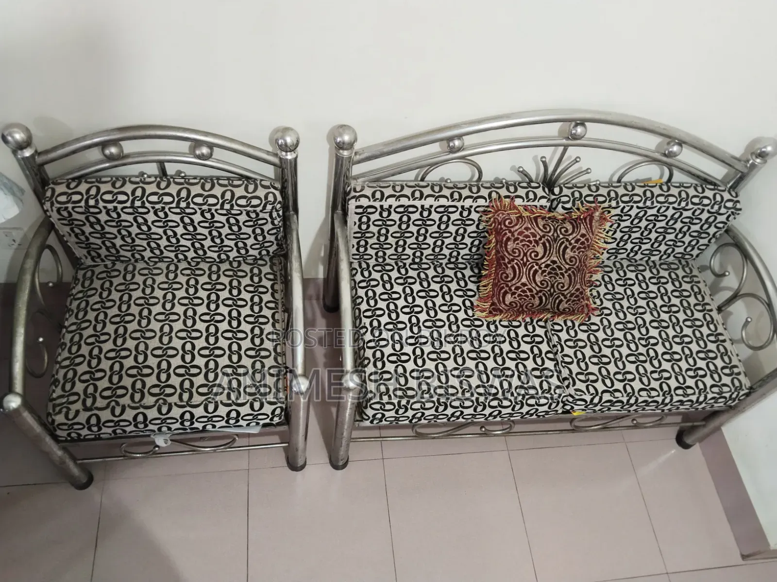 Sofa for sale with foam and cover.