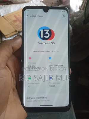 Vivo V21e 128 GB Blue