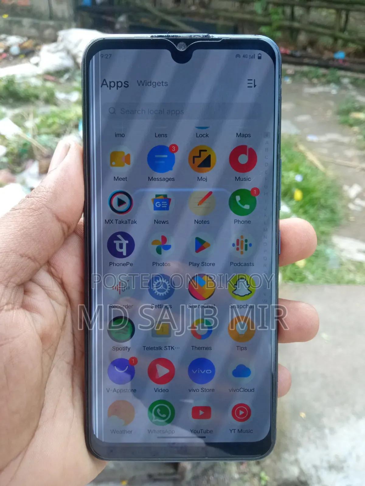 Vivo V21e 128 GB Blue