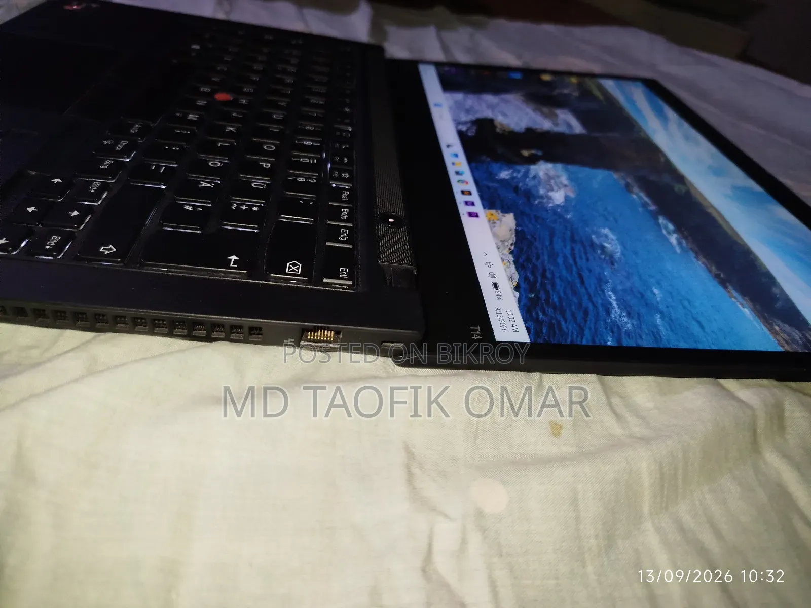 Laptop Lenovo ThinkPad T14 G1 16GB AMD Ryzen 5 SSD 256GB