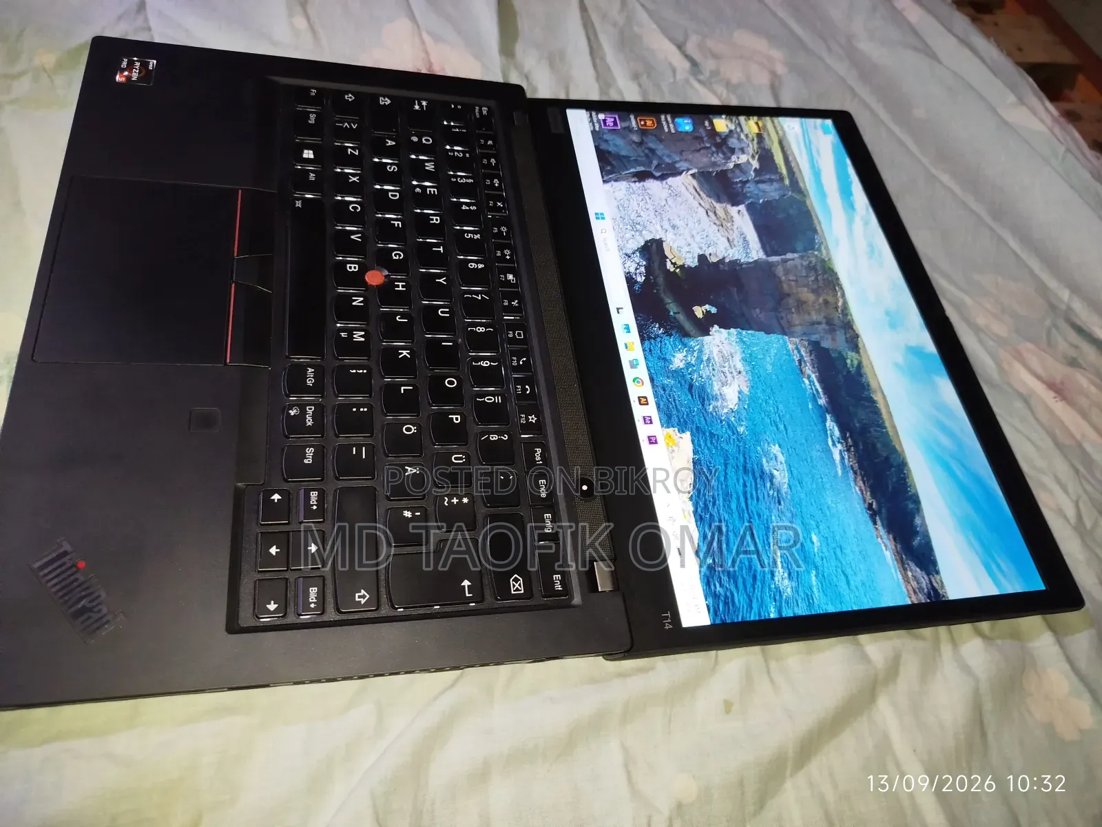 Laptop Lenovo ThinkPad T14 G1 16GB AMD Ryzen 5 SSD 256GB