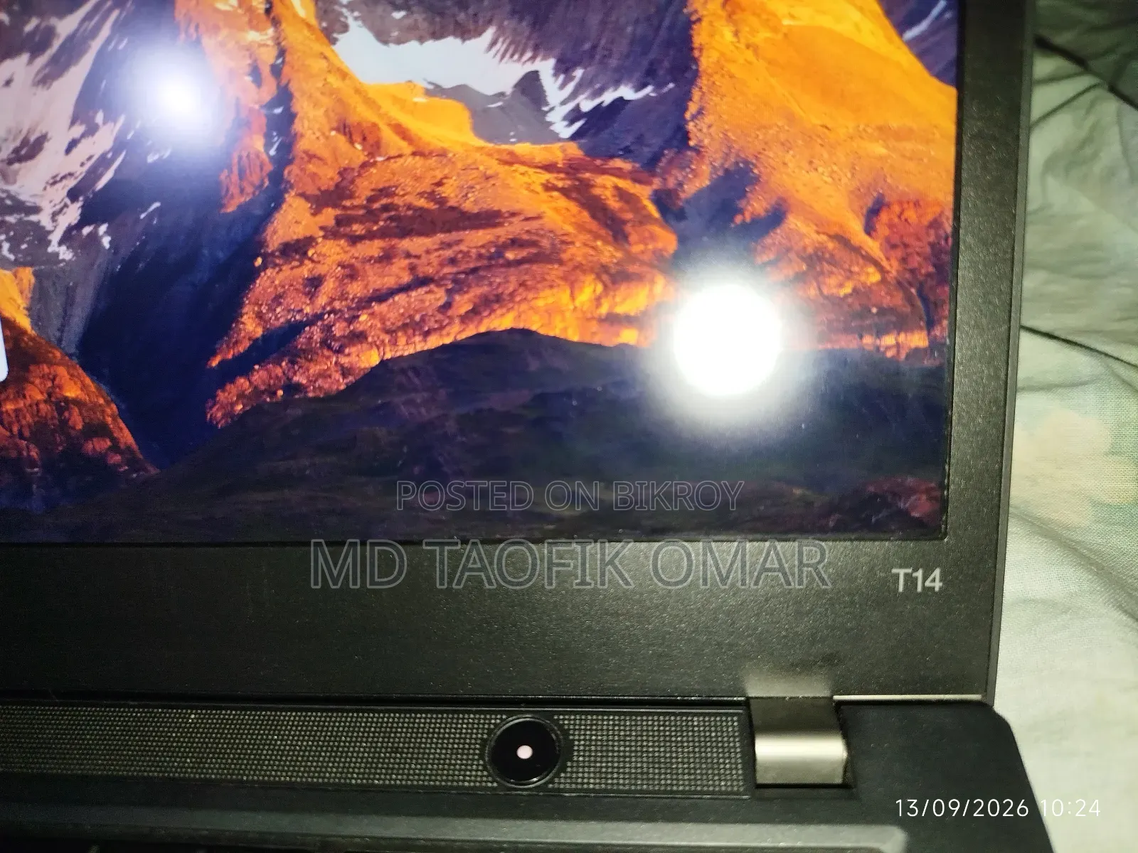 Laptop Lenovo ThinkPad T14 G1 16GB AMD Ryzen 5 SSD 256GB