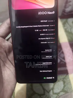 iQOO Neo11 256 GB Red