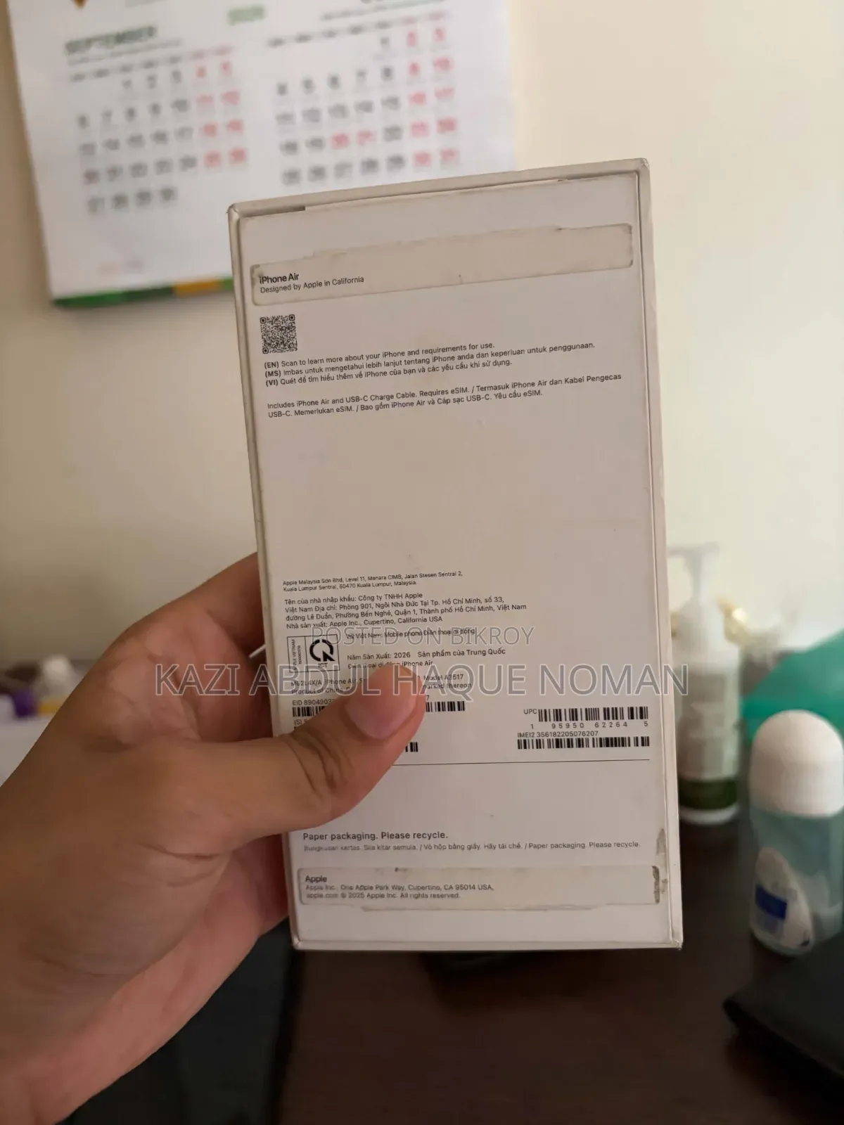 Apple iPhone Air 256 GB Black