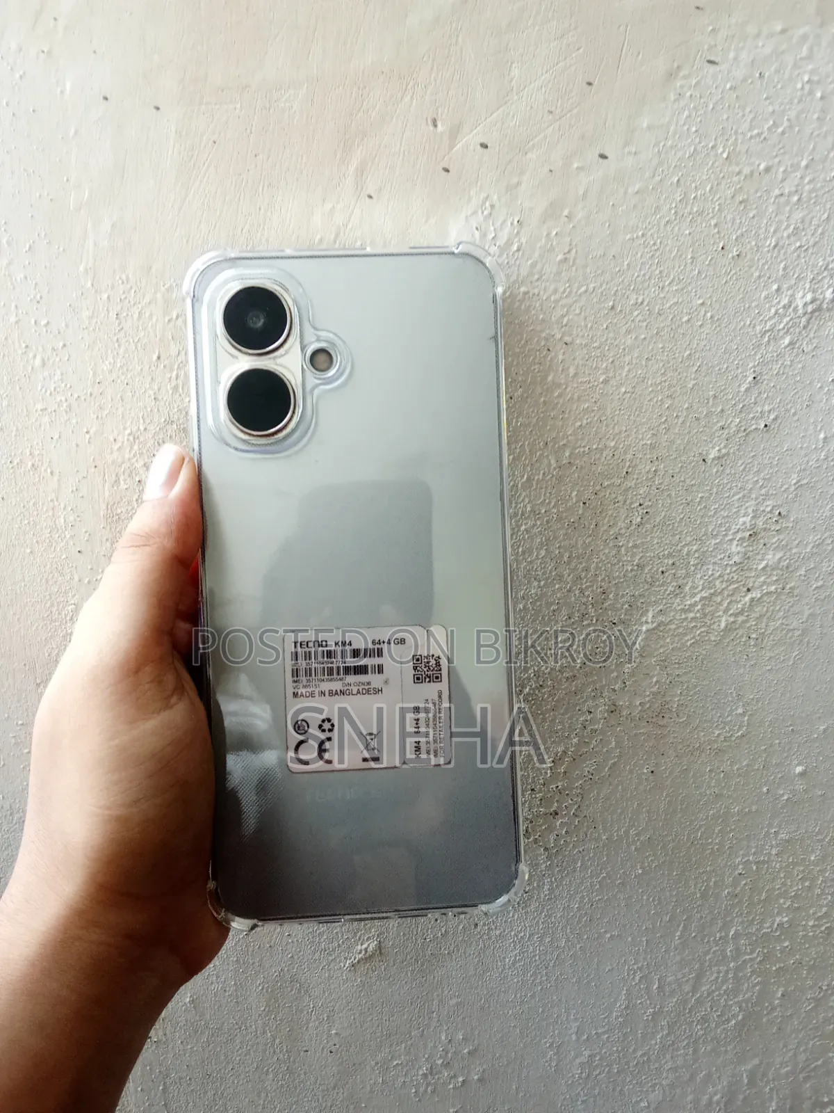 Tecno 64 GB Silver