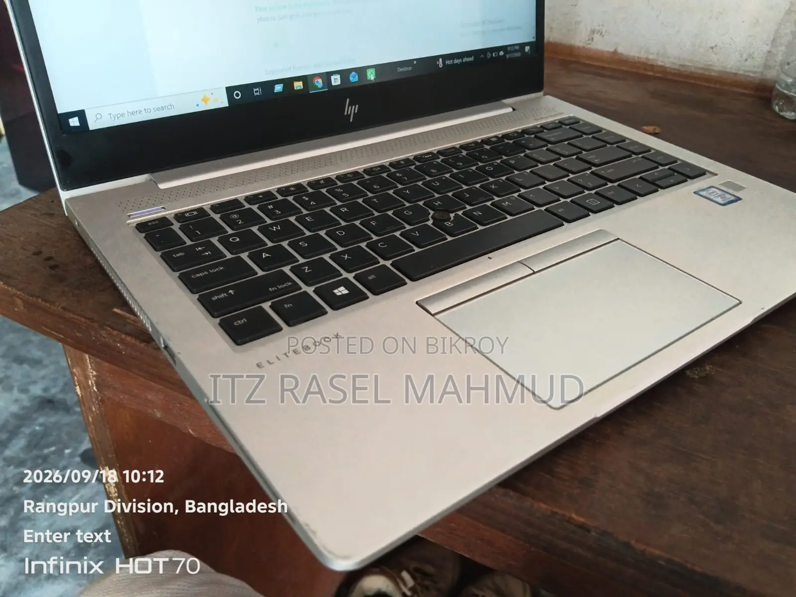 New Laptop HP EliteBook 840 G3 16GB Intel Core i5 SSD 256GB