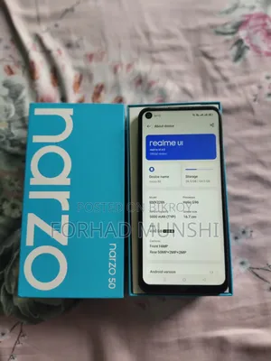 রিয়েলমি নারজো ৫০ ৬৪ জিবি ব্ল্যাক