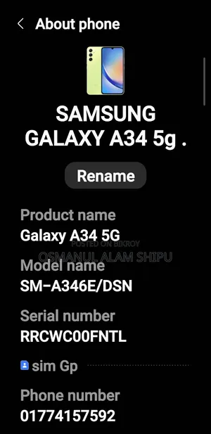 Samsung Galaxy A34 5G 128 GB Rose Gold