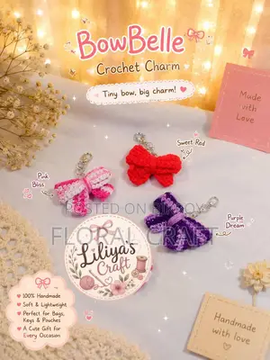BowBelle Crochet Charm