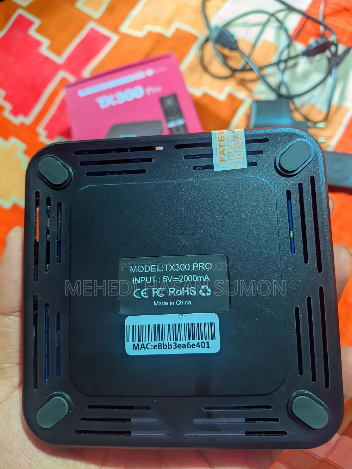 TX 300 Pro TV Box With Time and Voice Control