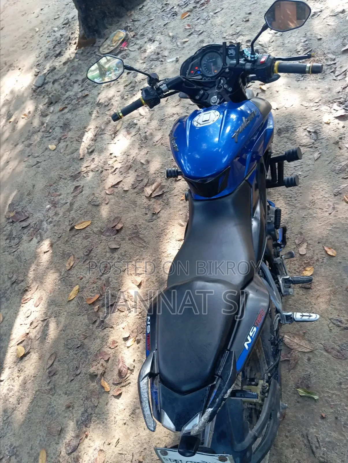 বাজাজ পালসার এনএস ১৬০ ২০১৯ নীল